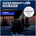 3-1/4" LED Anchor Navigation Light, Fixed Mount, 12V DC - 2NM