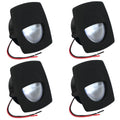 2-1/4" Square LED Recessed Courtesy / Companionway Light, Black Housing, Cool White, 12V, 4-Pack - FO2313-M4 - Five Oceans
