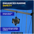 12" x 12" Aluminum Radar Reflector - FO2316 - Five Oceans