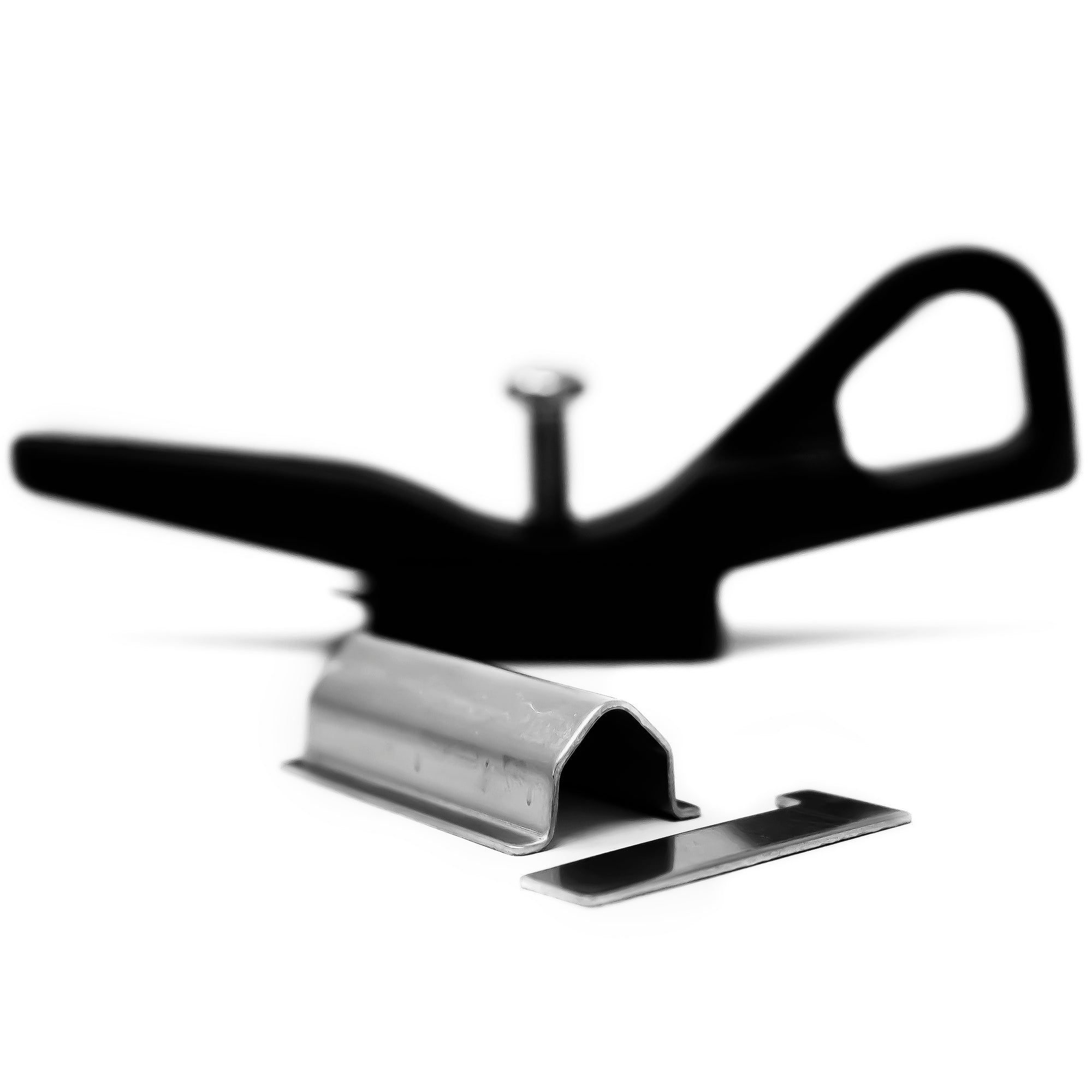 Nylon Shroud Halyard Cleat, Stainless Steel Mounting Plate, 2-Pack - FO2317-M2 - Five Oceans