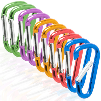 Carabiner D Ring, 2" Aluminum, 10-Pack - FO2330 - Five Oceans