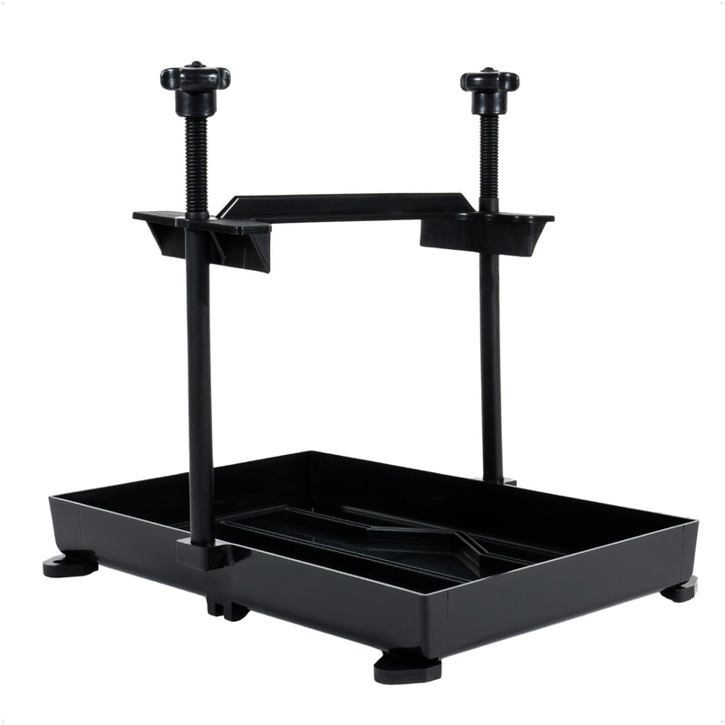 11" x 7" Group 24 Battery Tray with Hold-Down Clamp, Black - FO2359 - Five Oceans