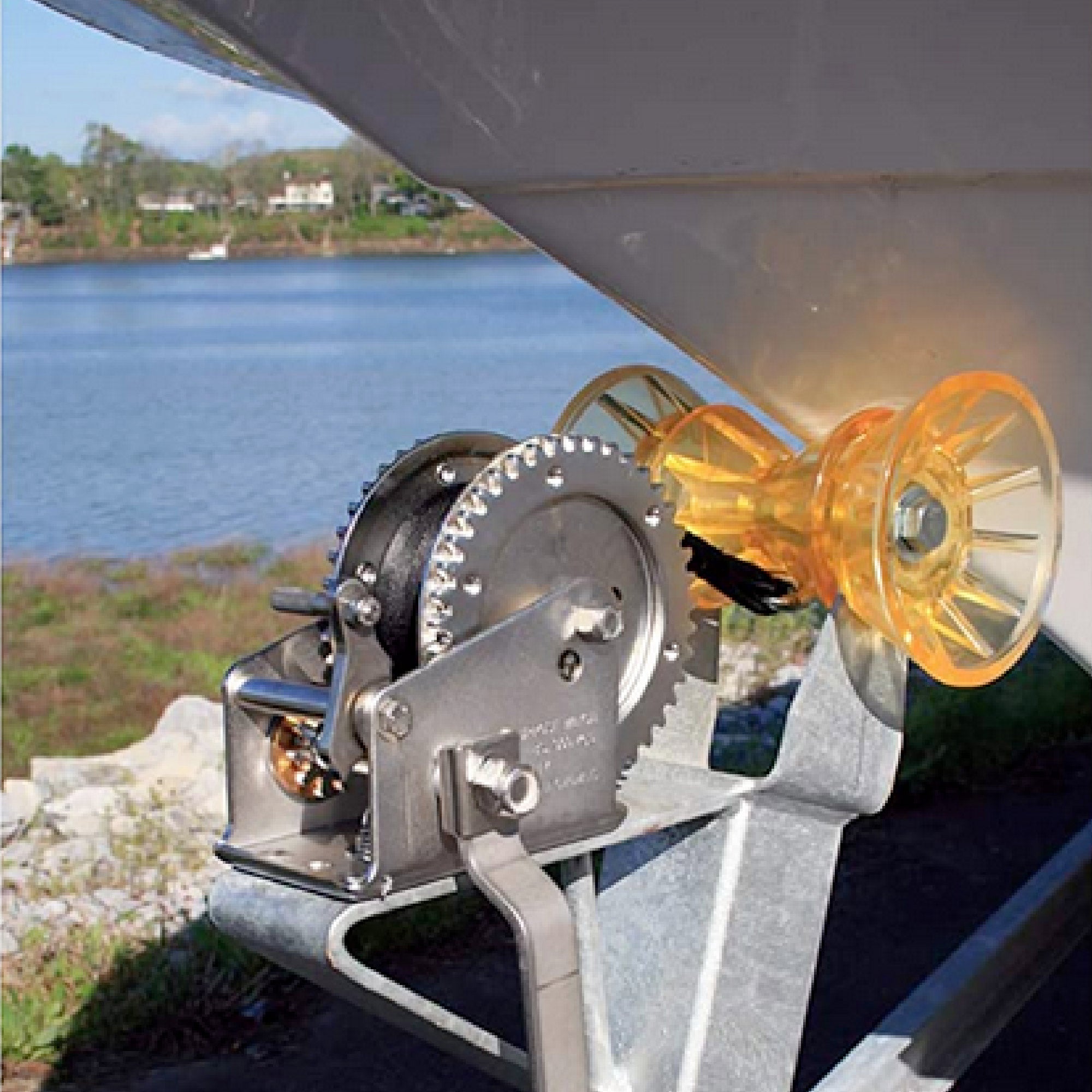 3" Boat Trailer Roller - Clear Yellow - FO2457 - Five Oceans
