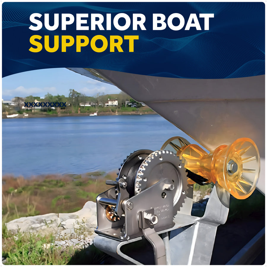 Trailer Bow Roller, Clear Yellow - Five Oceans