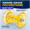 Trailer Bow Roller, Clear Yellow - Five Oceans