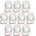 2-1/4" Square LED Recessed Courtesy / Companionway Light, White Housing, Cool White, 12V, 10-Pack - FO2642-M10 - Five Oceans