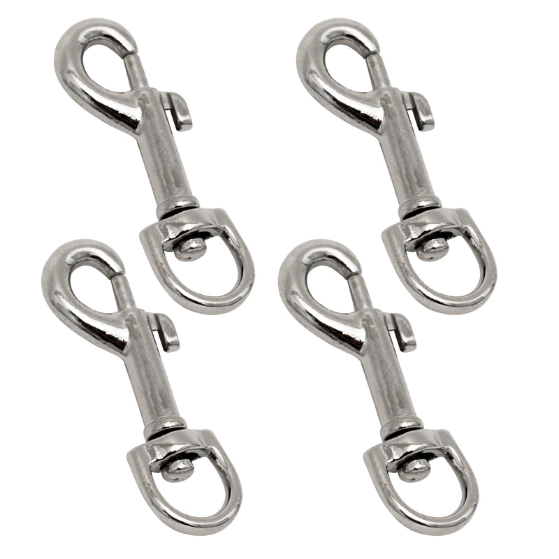 Swivel Round Eye Bolt Snap Hook, 4-Pack - FO2721-M4 - Five Oceans