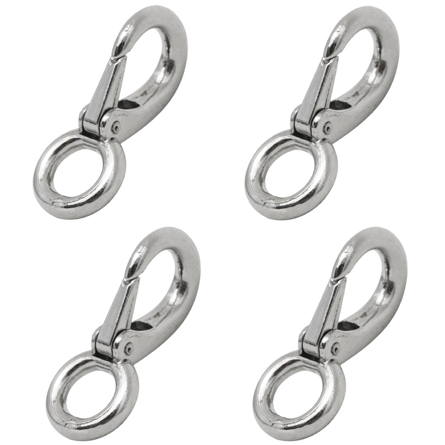 Swivel Eye Bolt Snap Hook, 4-Pack - FO2722-M4 - Five Oceans