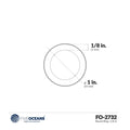 1/8" x 1" Round Ring Welded, 4-Pack - FO2732-M4 - Five Oceans