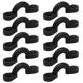 3/8" I.D. Eye Straps, Black Nylon, 10-Pack - FO2866 - Five Oceans