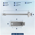 8" Hatch Lid Support Spring, Stainless Steel - FO2884 - Five Oceans