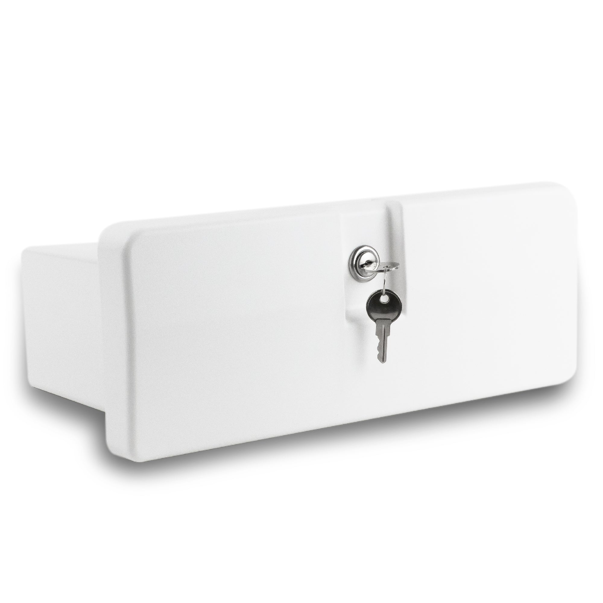 Boat Glove Box with Lock, White - FO2894 - Five Oceans