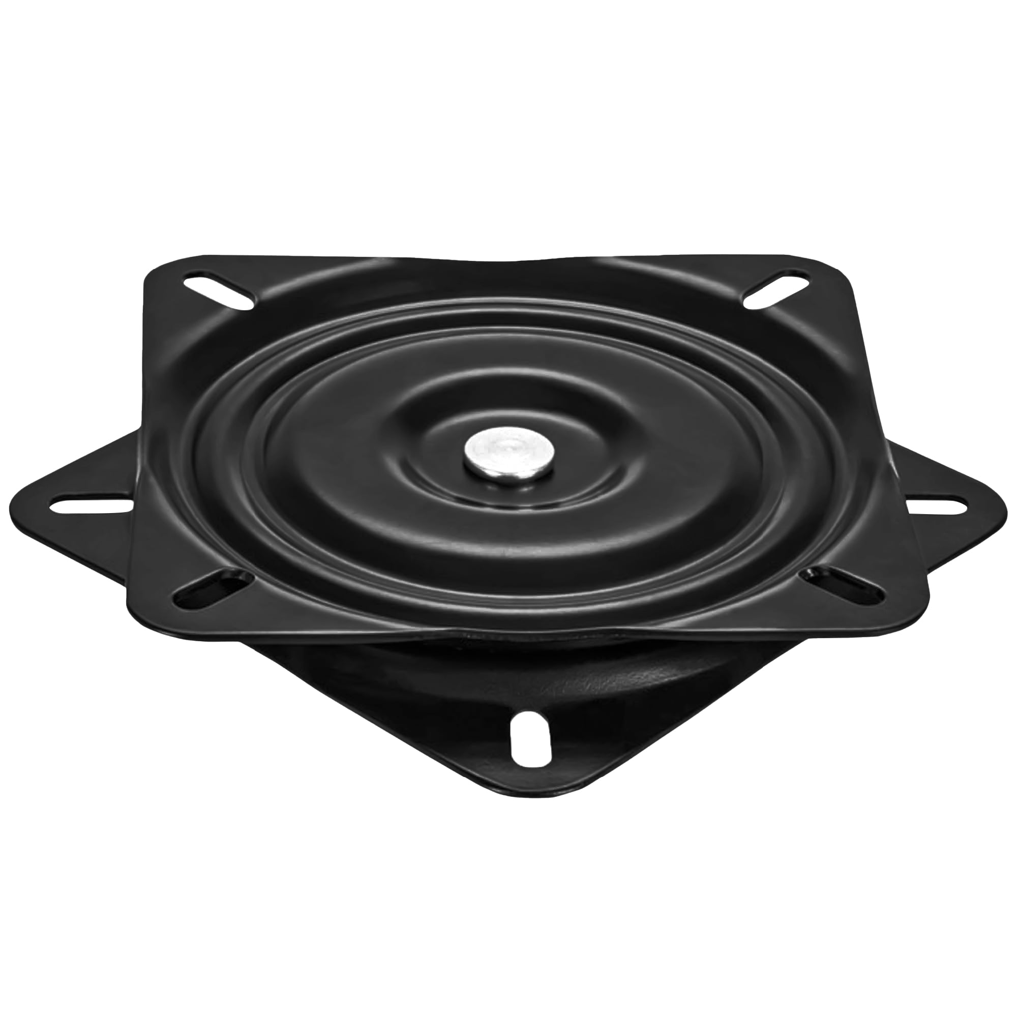 Seat Swivel, 6-3/8" Square Base, Black EDC Steel - FO2895 - Five Oceans