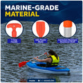 Floating Emergency Telescoping Paddle 21"-42", T-Grip, Orange - FO2898 - Five Oceans