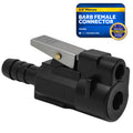 3/8" Barb Female Fuel Line Quick Connector for Mercury (Fitting Tank End) After 1998 - FO2900