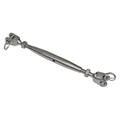 3/8" x 5" (M10 x 127 mm) Jaw & Jaw Turnbuckle, Closed Body, 316 Stainless Steel - FO2954 - Five Oceans