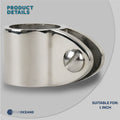 Bimini Top Hardware 1" Jaw Slide, AISI316 Stainless Steel - 2-Pack - FO2959-M2 - Five Oceans