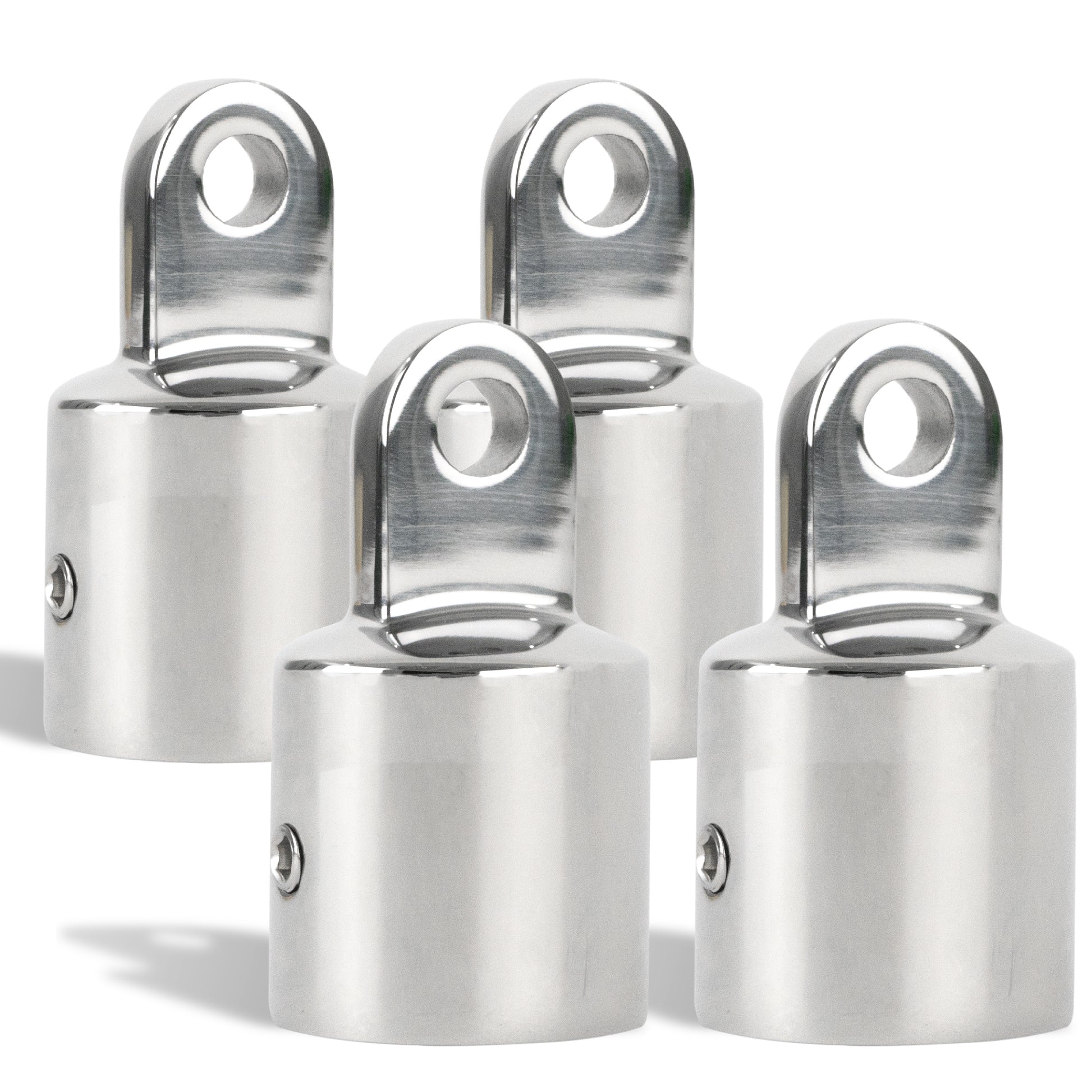 Bimini Top Hardware 1" External End Eye, AISI316 Stailess Steel - 4-Pack - FO2961-M4 - Five Oceans