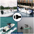 3/4" Thru-Hull Fitting, Black Nylon & Stainless Steel Head, 2-Pack – FO2995-M2 - Five Oceans