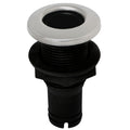 1-1/2" Thru-Hull Fitting, Black Nylon & Stainless Steel Head – FO2997 - Five Oceans