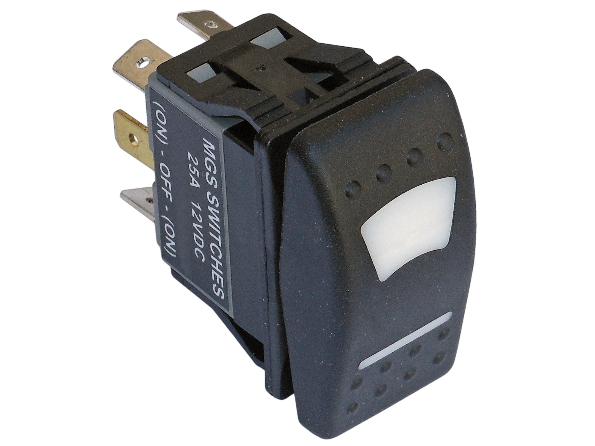 6-Pin (On)-Off-(On) Momentary Rocker Switch with LED - FO3015 - Five Oceans