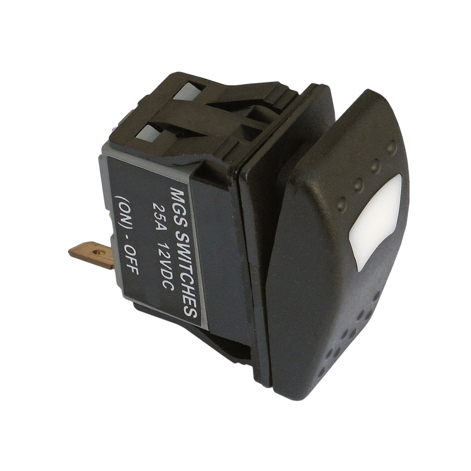 3-Pin (On)-Off Momentary Rocker Switch with LED - FO3016 - Five Oceans