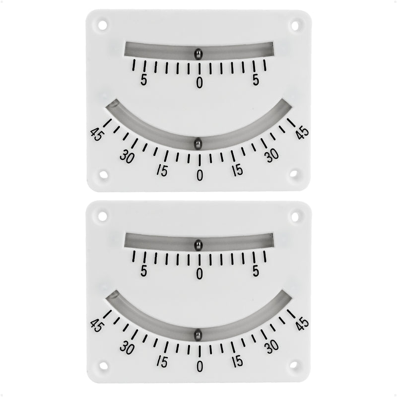 6 & 45 Degree Double Reading Clinometer, 2-Pack - FO3037-M2 - Five Oceans