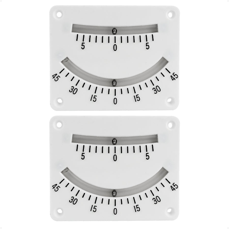 6 & 45 Degree Double Reading Clinometer, 2-Pack - FO3037-M2 - Five Oceans