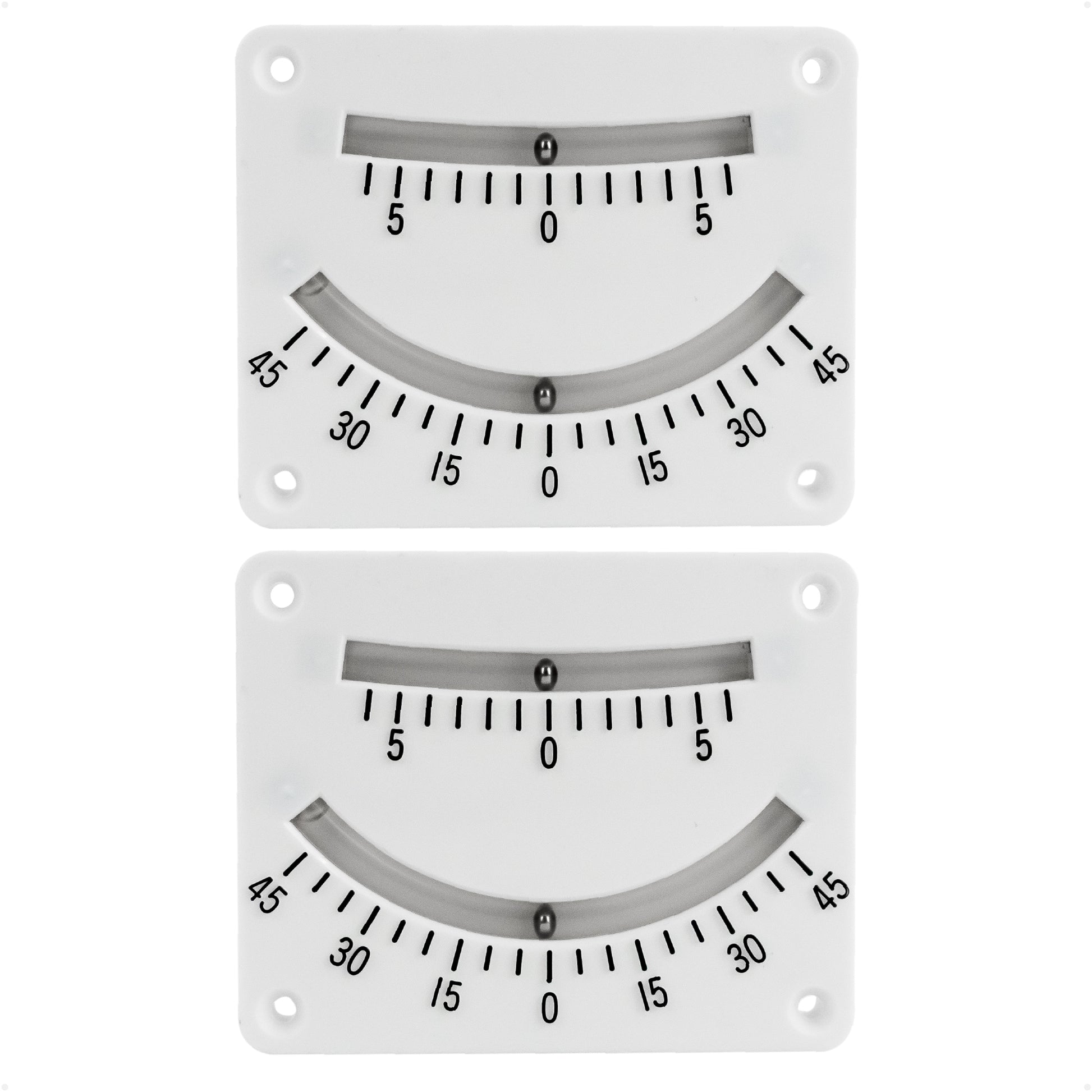 6 & 45 Degree Double Reading Clinometer, 2-Pack - FO3037-M2 - Five Oceans