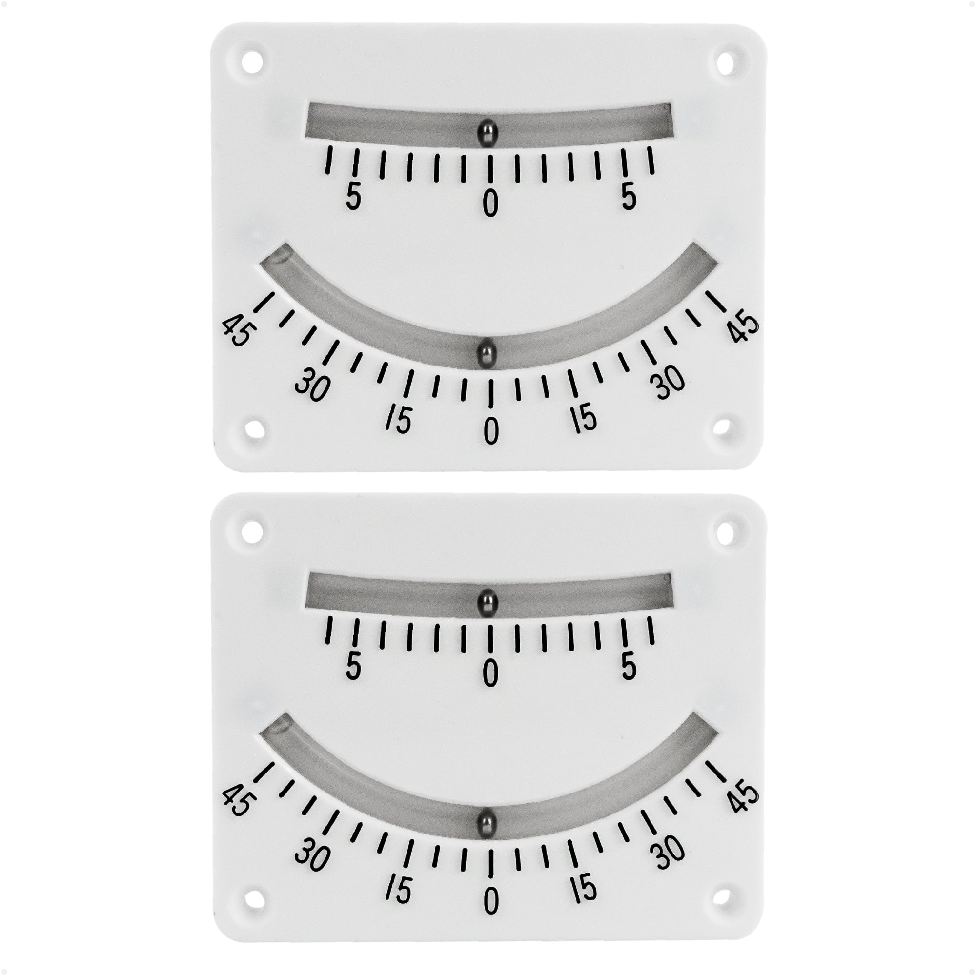 6 & 45 Degree Double Reading Clinometer, 2-Pack - FO3037-M2 - Five Oceans