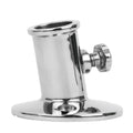 Flag Pole Socket with Knob, 3/4" Dia., Stainless Steel - FO3109 - Five Oceans