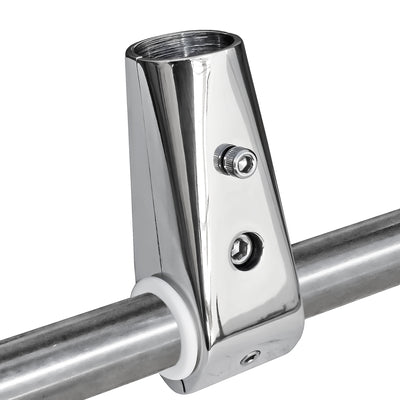 Rail Mount Boat Flag Pole Socket, Fits 1" Pole Diameter, AISI316 Stainless Steel - FO3126 - Five Oceans