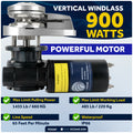 Vertical Windlass Kit 900W, 12V - Pacific 900 Series - FO3287 - Five Oceans