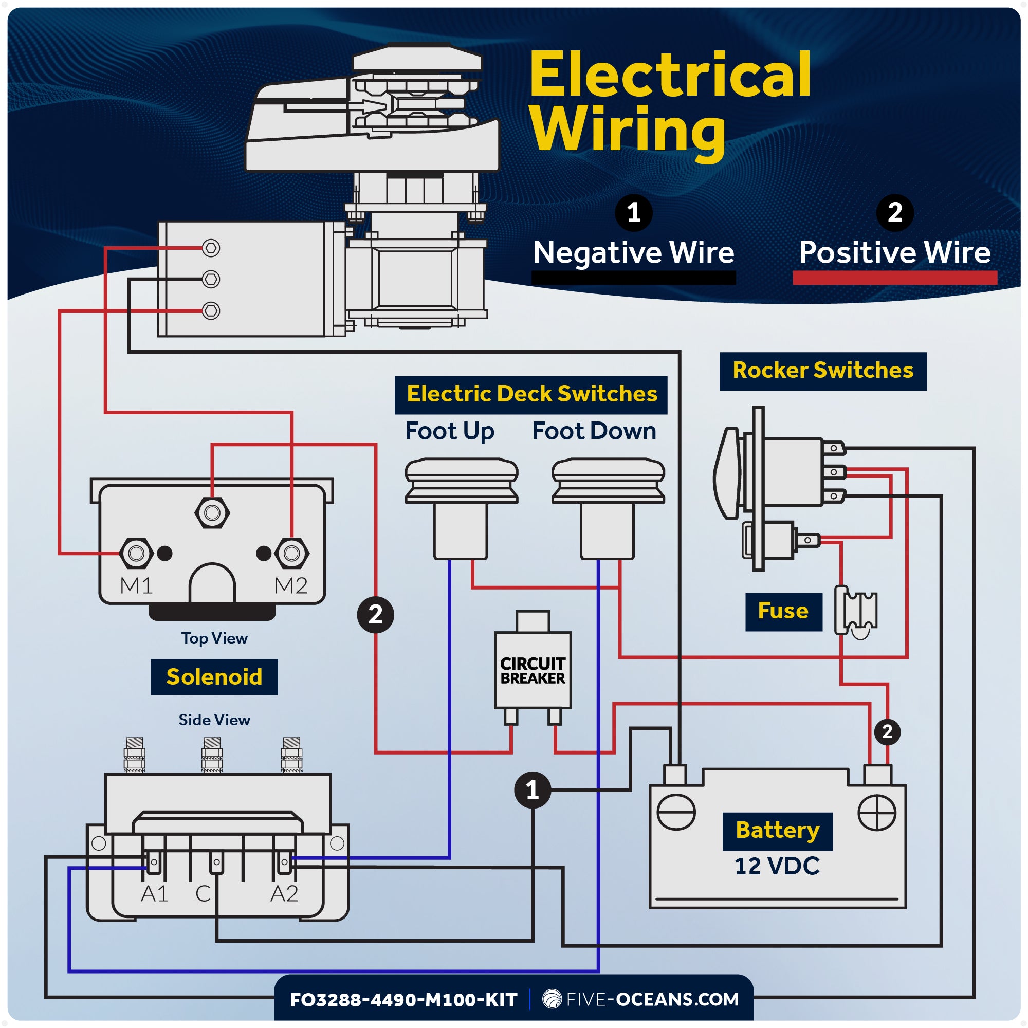 Premium electric windlass anchor for boats, includes chain, ideal for marine applications
