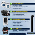 Vertical Windlass 1000W with 100' Stainless Steel Chain - FO3288-4493-M100-KIT - Five Oceans