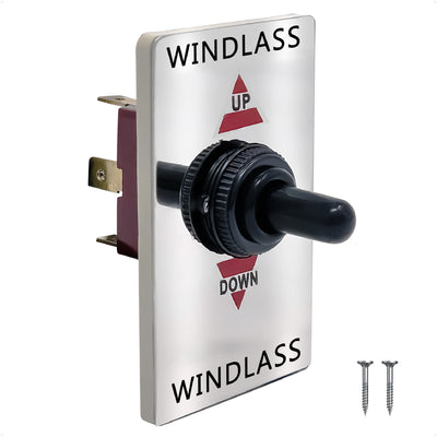 Up/Down Windlass Toggle Switch, 12V, SPDT 3-Terminal - FO3289 - Five Oceans