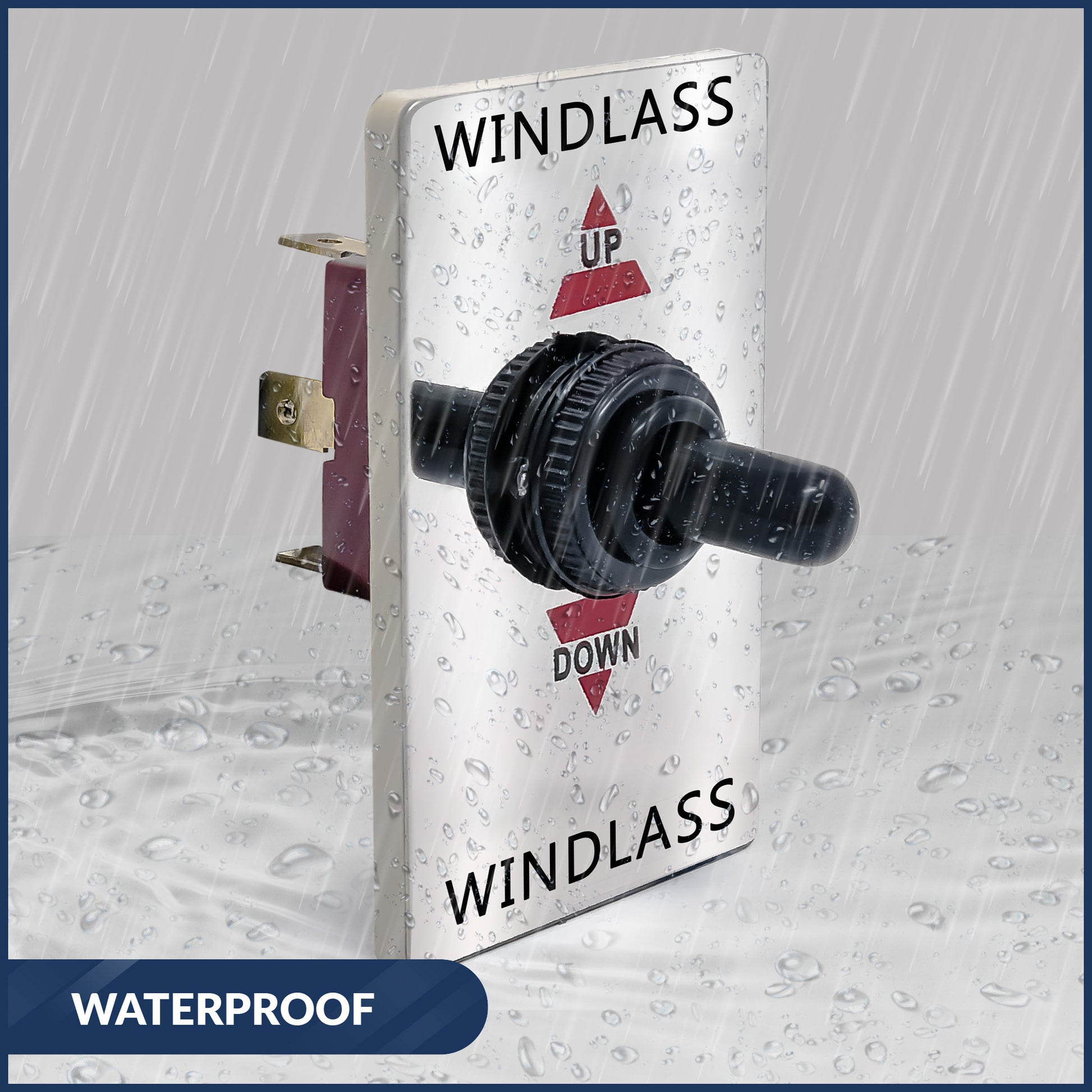 Boat Anchor Windlass Toggle Switch, 12V, SPDT 3-Terminal - FO3289 - Five Oceans