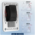Up/Down Windlass Rocker Switch, 12V, SPDT 3-Terminal - FO3290 - Five Oceans
