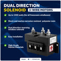 Windlass Solenoid for 3-Wire Motor, 12V, Up to 1500W - FO3293 - Five Oceans