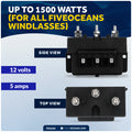 Windlass Solenoid for 3-Wire Motor, 12V, Up to 1500W - FO3293 - Five Oceans