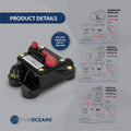 Windlass Circuit Breaker, 135 Amps, 12 V, Surface Mount - FO3297 - Five Oceans