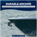 22 Lb. Bruce Claw Anchor, AISI316 Stainless Steel – FO337 - Five Oceans