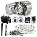 Windlass Kit - Atlantic 900 Series Horizontal, 900W, 12V, with Anchor Rode Stainless Steel Chain & Swivel