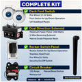 Vertical Windlass Kit 1500W, 12V with Anchor Rode & Swivel - FO3444-C2 - Five Oceans