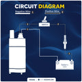 TMC 100 GPH (378 LPH) Submersible Electric Galley Water Pump, 12V - FO-3463 - Five Oceans