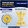 Adjustable Transom Saver & 4" Trailer Bow Roller Kit - FO3465-4788-KIT - Five Oceans