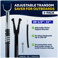 Adjustable Transom Saver for Outboards Up to 200 HP, 3-Pack - FO3465-M3 - Five Oceans