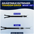 Adjustable Transom Saver for Outboards Up to 200 HP, 3-Pack - FO3465-M3 - Five Oceans