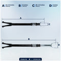Adjustable Transom Saver for Outboards Up to 200 HP, 3-Pack - FO3465-M3 - Five Oceans