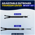 Adjustable Transom Saver for Outboards Up to 200 HP - FO3465 - Five Oceans